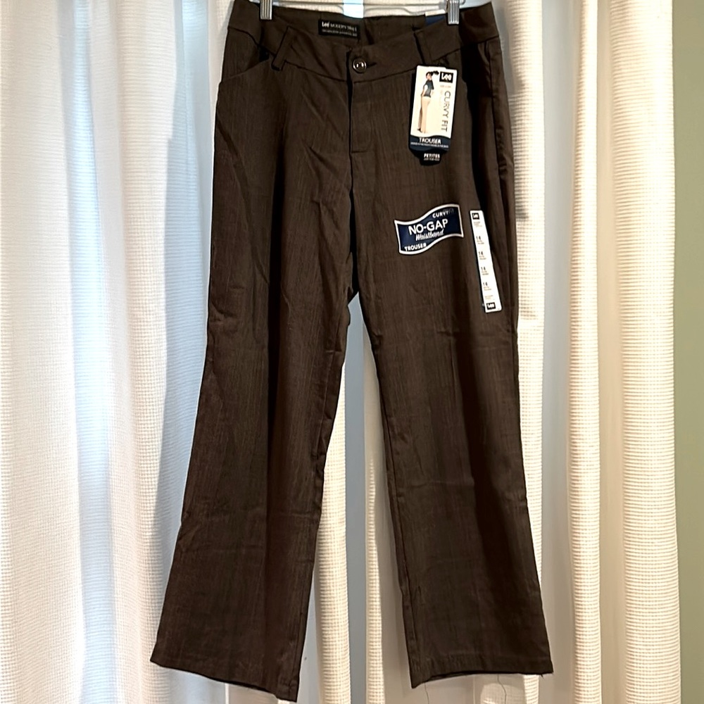 Brown Lee Curvy Fit trousers
